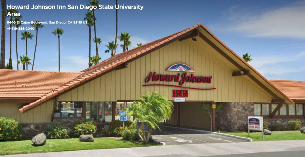Howard Johnson University Inn - Sdsu - San Diego State University Eksteriør bilde